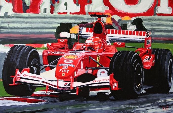 Oil on canvas by Michel Bell