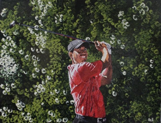 Oil on canvas by Michel Bell