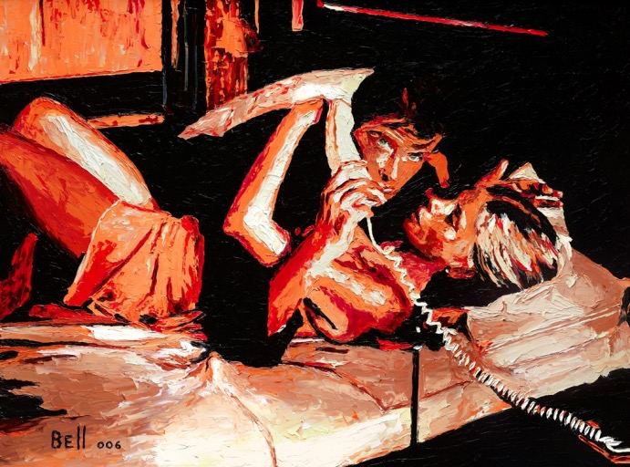Oil on canvas by Michel Bell