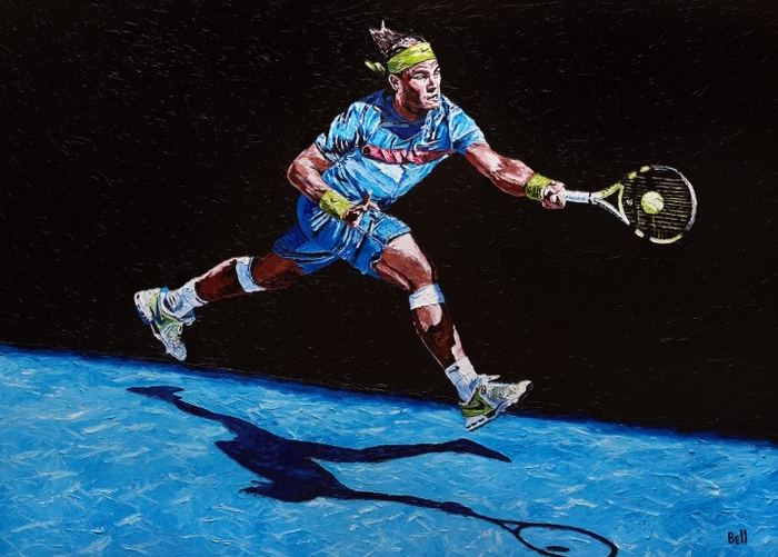 Oil on canvas by Michel Bell
