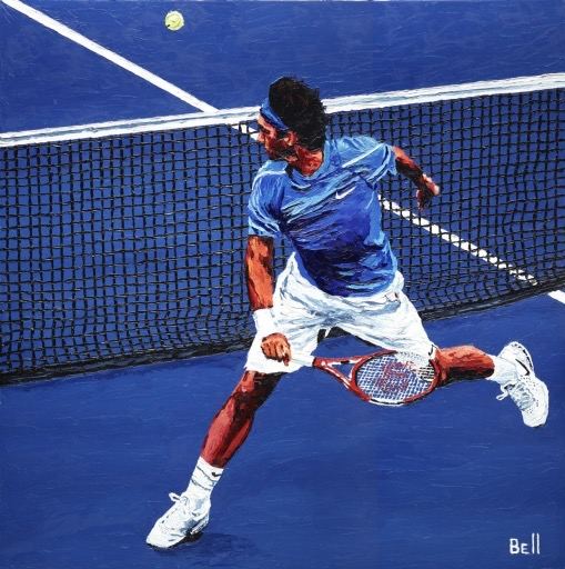 Oil on canvas by Michel Bell