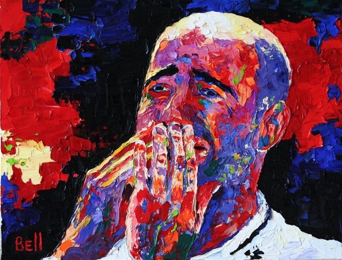 Oil on canvas by Michel Bell