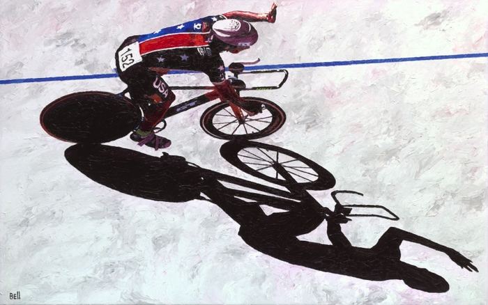 Oil on canvas by Michel Bell