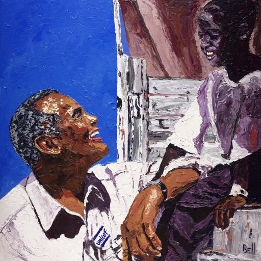 Oil on canvas by Michel Bell