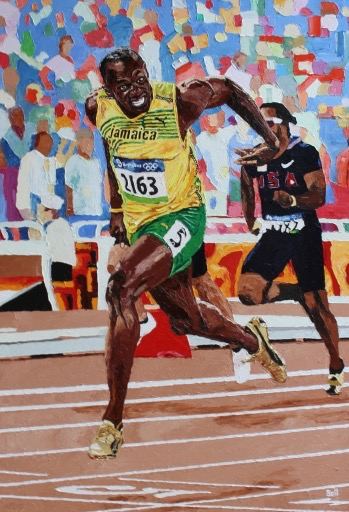 Oil on canvas by Michel Bell