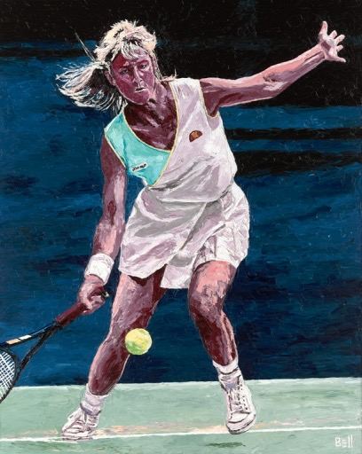 Oil on canvas by Michel Bell