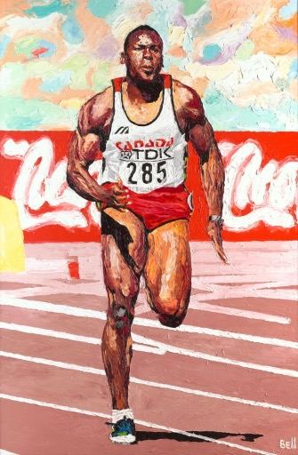 Oil on canvas by Michel Bell